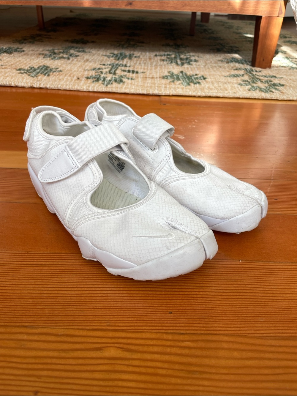 Nike Air Rifts in White Mesh